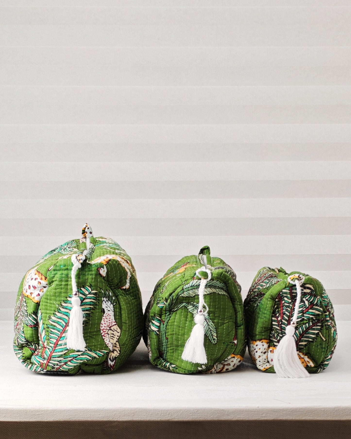 Green Tropical Vibes Tote & Toiletry Pouch Bundle — Fresh, Fun & Perfect for Everyday Adventures