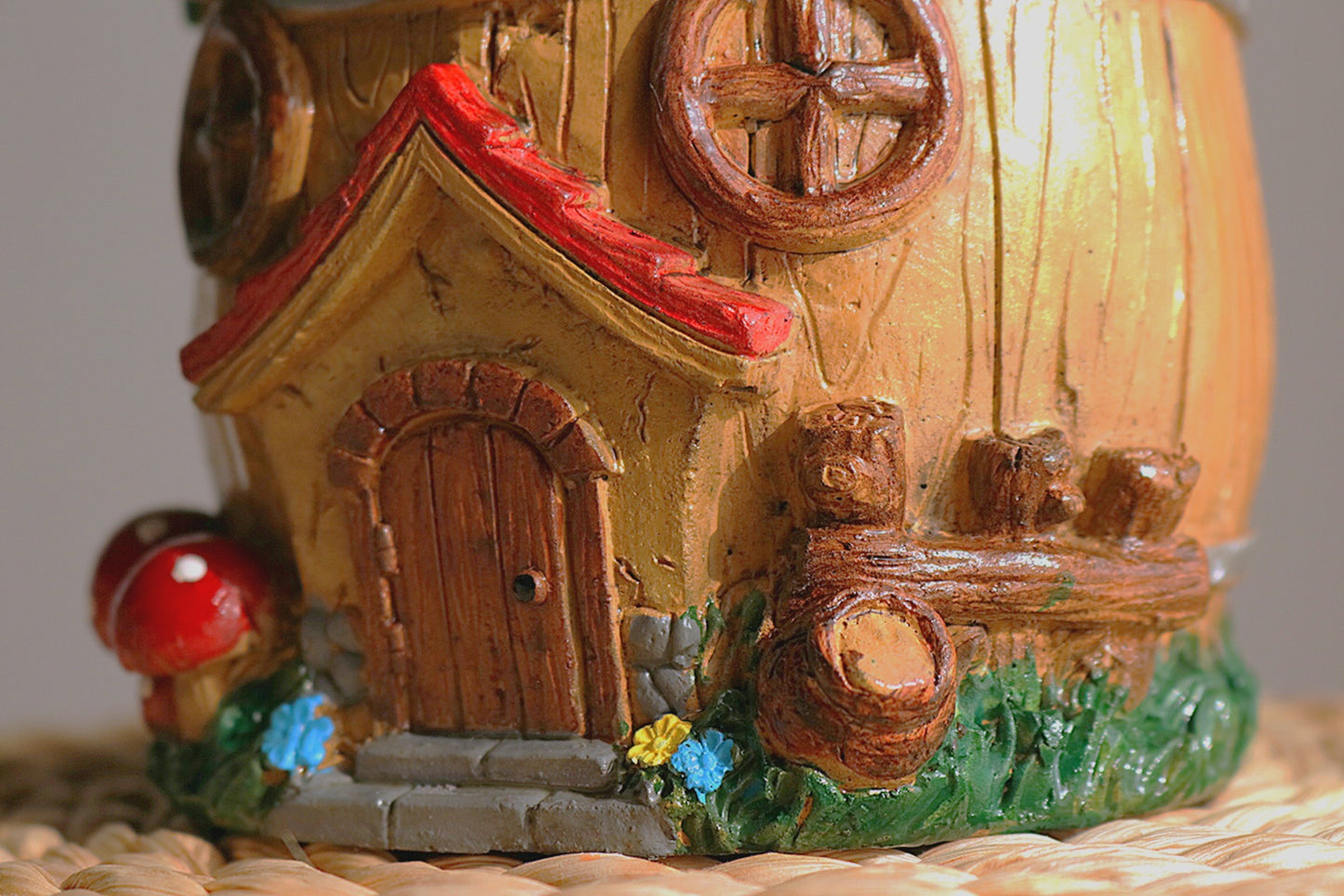 Fairy House Barrel Vase