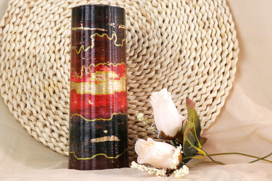 Northern Lights Vase Red