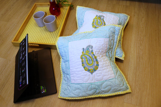 Quilted Square Cushion Cover