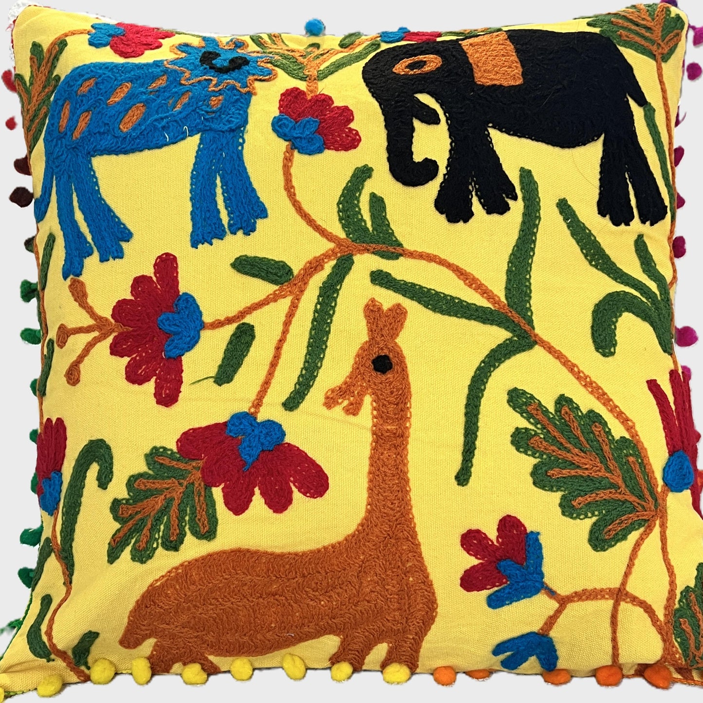 Vibgyor Accent Zoo Cushion Cover